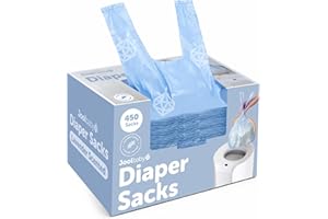 Jool Baby Diaper Disposable Bags (450 Count) - Lavender-Scented, Easy to Tie – Great for At Home & On the Go