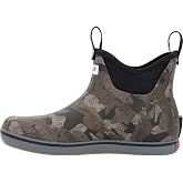 XTRATUF Women's Black Camo Ankle Deck Boot