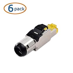 Cable Matters 6-Pack Tool Free Shielded RJ45 Cat