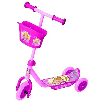 barbie scooter 3 wheel