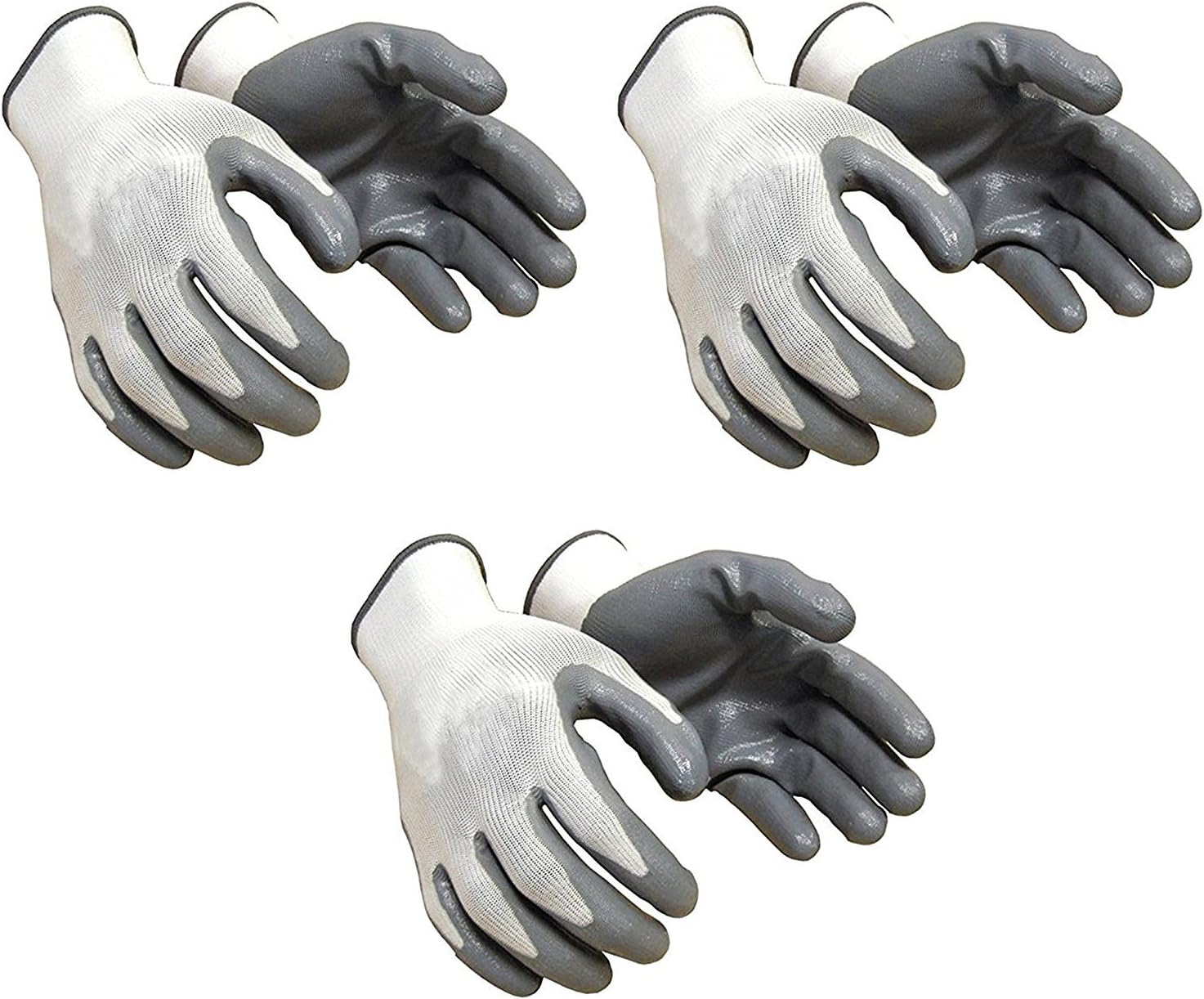 SAFEYURA Cut Resistance Gloves for Garden and Soil Works -3 Pairs