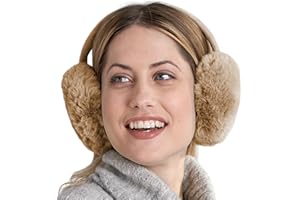 Brook + Bay Ear Muffs Winter Women - Stay Warm with Winter Ear Muffs for Women - Adjustable Fluffy Folding Earmuffs