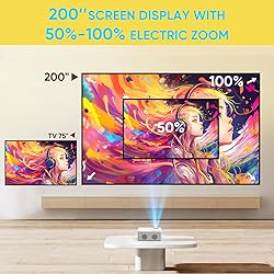 [2025 Built-in-Apps] PURSHE Smart Mini Projector