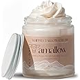 Amallow 100% Grass Fed Beef Tallow for Skin Care - Face + Body - Whipped Moisturizer for Sensitive Skin - Natural Lotion, 4 F