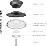 Xiaomoyu 4 Pcs Pot Lid Knob Replacement Bakelite Handles Universal view 5