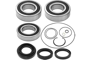 MDEOOSKY Rear Axle Brake Drum Wheel Seal Bearing O-Ring Kit Replacement for Honda Rancher 350 TRX 350 Foreman 400 450 500 199