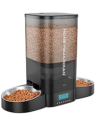 HoneyGuaridan 5L Automatic Cat Feeder for Two