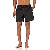 Amazon Essentials Men's Swim Trunks with Mesh Lining, Pockets, Drawstring Closure
