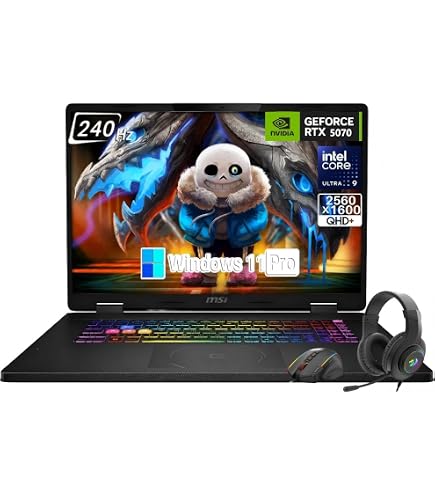 Amazon.com: msi Crosshair 18 HX AI Gaming Laptop, Intel Ultra 9