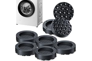 GAGUIUP Anti Vibration Pads for Washing Machine, 8PCS Washing Machine Vibration Pads Pedestals, Anti Vibration Washing Machine Support, Prevent Your Washer and Dryer Set from Walking and Reduce Noise