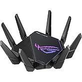 ASUS ROG Rapture GT-AX11000 Pro Tri-Band WiFi 6 Extendable Gaming Router, 10G & 2.5G Ports, ASUS RangeBoost Plus, Triple-leve