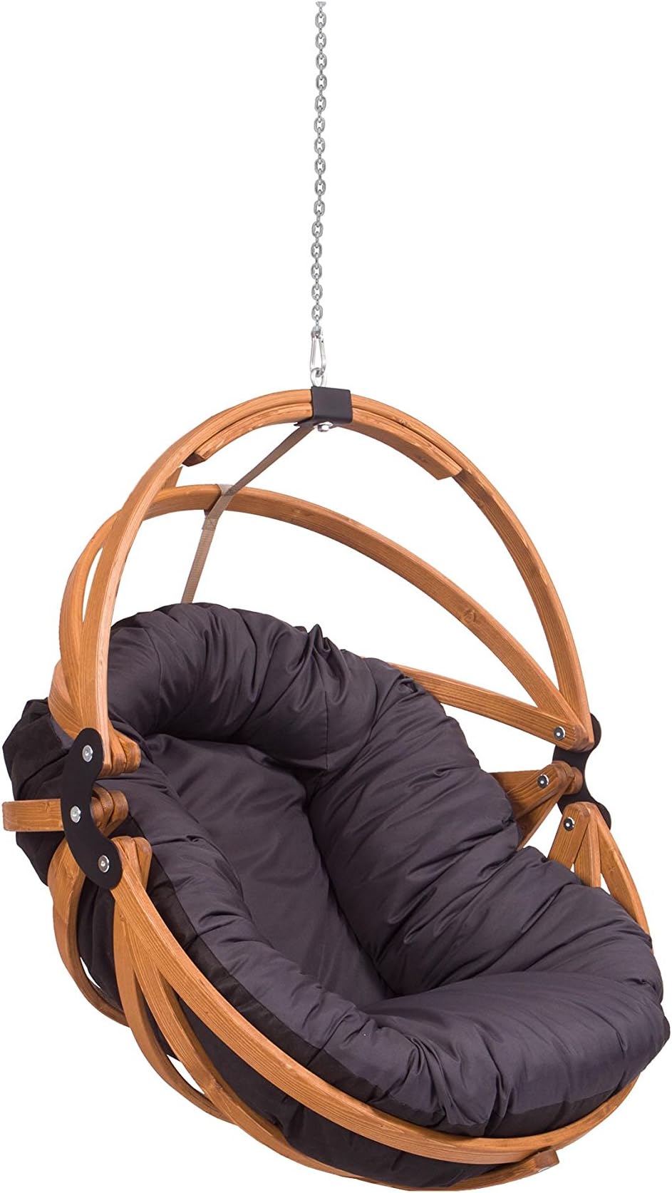 LIVEOUTSIDE Gaya hanging basket chair with comfortable cushion