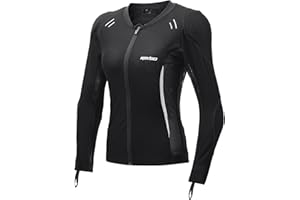 RSYSO Women's Armored Motorcycle Shirt with CE Certified Protective Jacket Motorcycle Riding Shirt for Motorcycle Bicycle