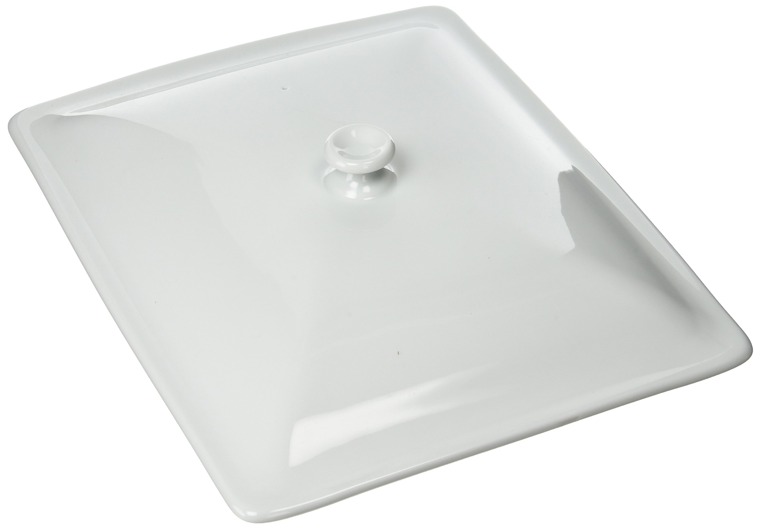 Genware NEV-GN2T-W Royal Lid, 1/2, White