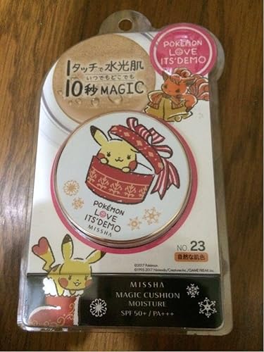 Amazon 自然な肌色 イッツデモ Its Demo ポケモン ピカチュウ ミシャ Missha クッションファンデ ファンデーション クリスマスxmasバージョン アニメ 萌えグッズ 通販