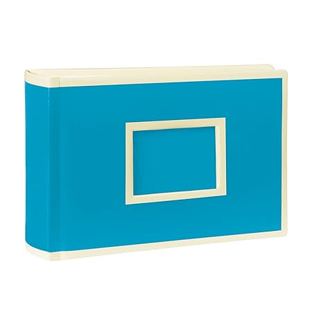 Semikolon (356055) Landscape 100 Pocket Album turquoise (türkis) | Foto-Buch mit Einschubtaschen für insgesamt 100 Bilder im 