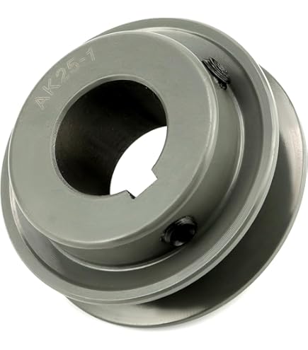 uxcell AK30-1 V-Belt Sheave 1Bore 3.05OD Single Groove Web Sheave Bored -to-Size Sheave, Cast Iron, Belt Section for 4L or A Belt