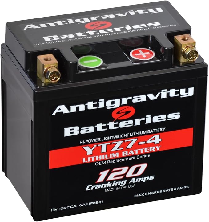 Amazon Anti Gravity (アンチ グラビティー) バッテリー YTX7S OEM case 4CELL 47/16" x