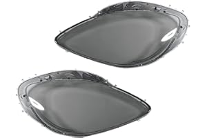 INFINAUTO Headlight Lens Cover Front Left Right Headlight Headlamp Lense Clear Lens Cover for Chevrolet Corvette C6 2005-2013