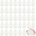 JIDAFANG-US 40Pack Holy Water Container Holy Water Empty Containers with Gold Cross 60ml Holy Water Plastic Bottle for Compact and Portable Catholic Holy Water Bottle