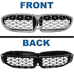 BILLDIO G20 Grill - Chrome Kidney Grille Compatible