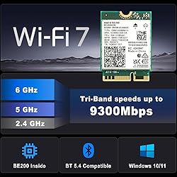 WiFi 7 BE200NGW WiFi M.2 Card Tri-Band 802.11be