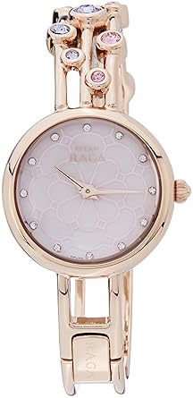 Raga Analog Mother of Pearl Dial Women's Watch-NK9975WM02