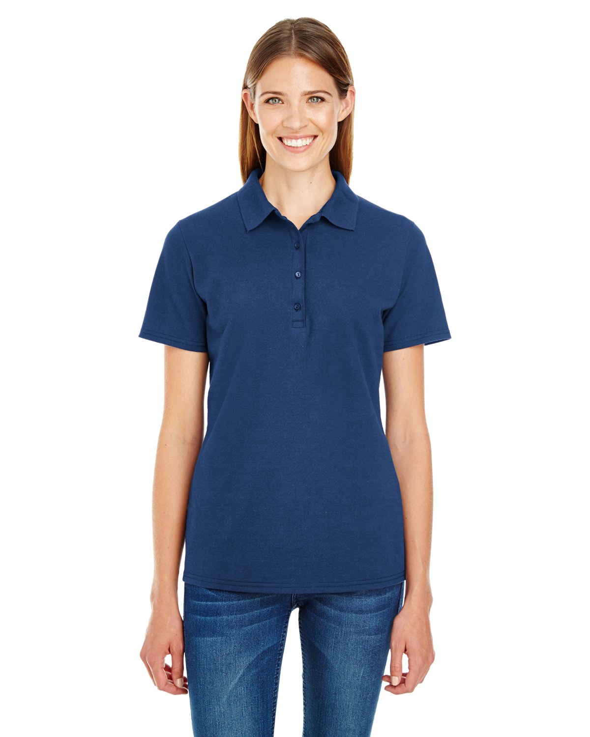 HN LADS X-TEMP PIQUE SS SHIRT,Navy,XX-Large