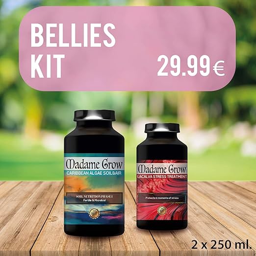 MADAME GROW Fertilizante O ABONO ORGÁNICO para Plantas Bellies Kit ...