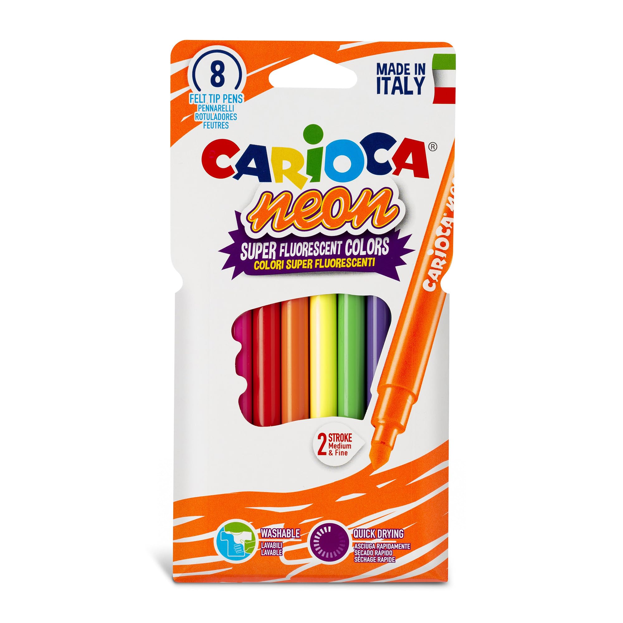 Carioca CAR-42785 Neon 8pcs