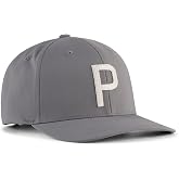 PUMA Heritage P Golf HAT, Shady Gray-Platino Silver, Adult
