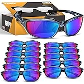 YENPK Safety Glasses Safety Goggles ANSI Z87.1, WrapAround Scratch Impact Resistant Protective Eyewear