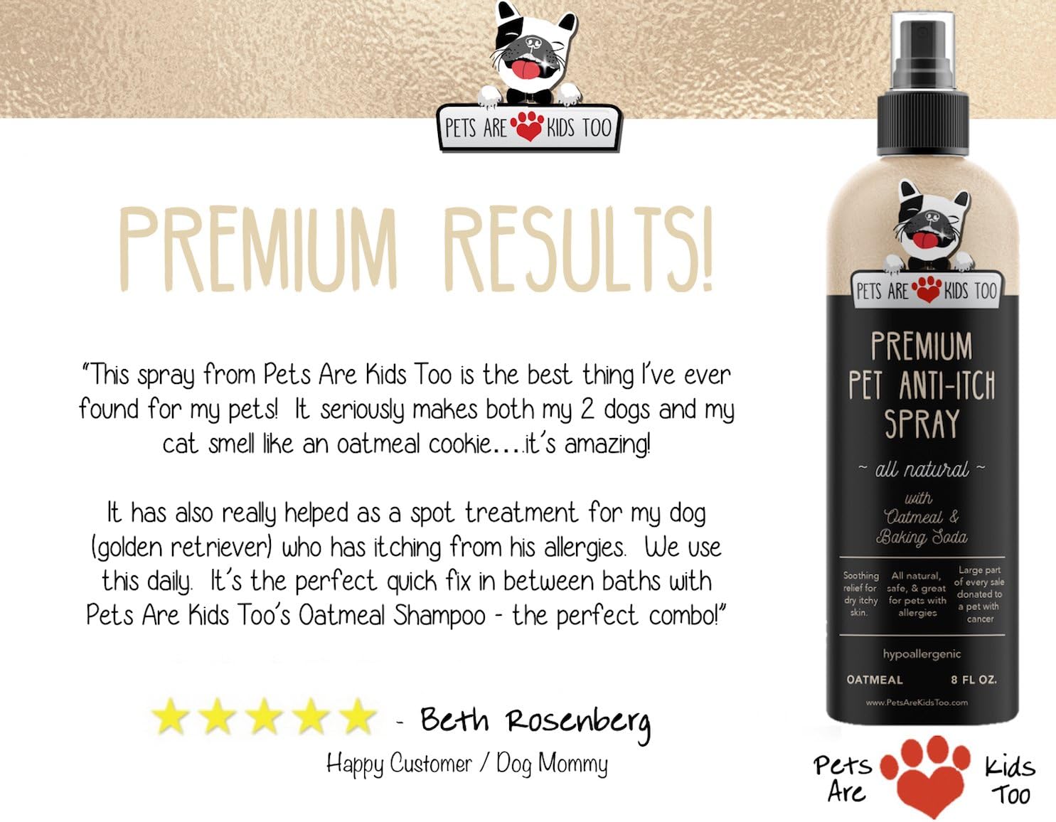 Premium Pet Anti Itch Deodorant Spray & Scent Freshener! Natural Ingredients, Hypoallergenic! Soothes Dogs & Cats Hot Spots, Itchy, Dry, Irritated Skin! Odor & Allergy Relief! Smells Amazing! (1 Btl) : Pet Supplies