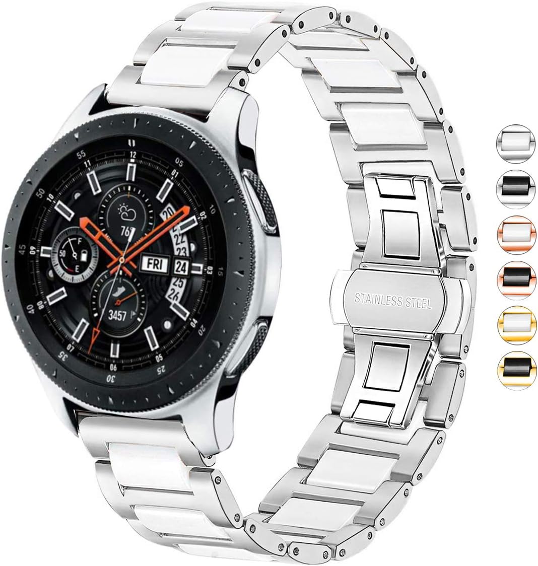 DEALELE Strap Compatible with Samsung Gear S3 Frontier/Classic/Galaxy Watch 46mm / Huawei GT2 46mm