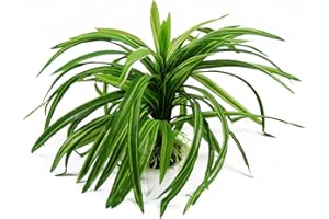 CNZ Aquarium Decor Fish Tank Decoration Ornament Artificial Plastic Plant Green (9-inch Green)