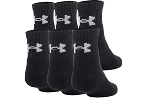 Under Armour unisex-child Training Cotton Quarter Socks, MultipairsSocks