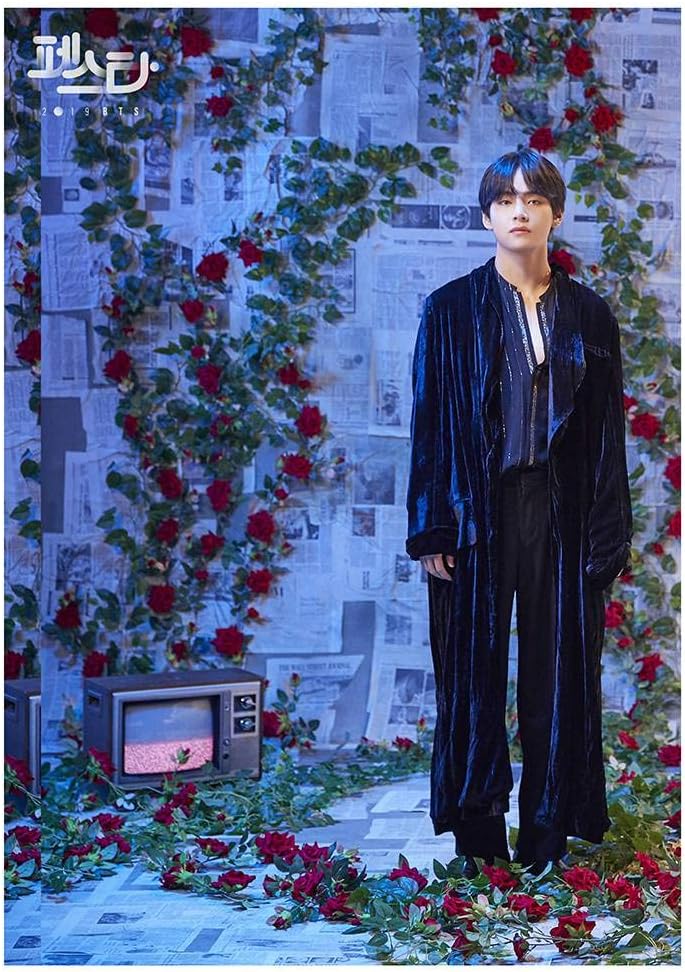 Yuxareen Kpop BTS New Version Life Photo A3 Poster Home Decor Wall Poster Painting HD Star Poster 42 * 29.7 cm A.R.M.Y Hot Gift(V)