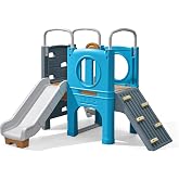 Step2 Scout &amp; Slide Climber Playset for Kids, Outdoor Slide &amp; Climbing Wall