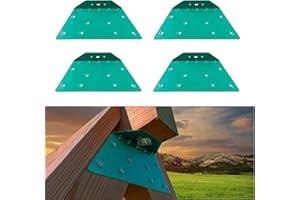 HI FLAME EZ Frame Wooden Swing Accessories, A-Frame Bracket for Swing Set Swing Beam, Swing Fitting, High Strength Support, Green, 4Pcs