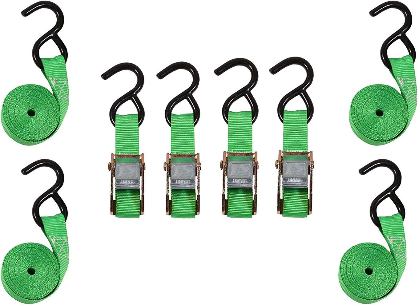 SmartStraps 10-Foot Cambuckle (4pk) 900 lbs Break Strength, 300 lbs Safe Work Load– Tie Down Fragile and Lighter Loads for Transport – Offers More Security Than Rope: Automotive