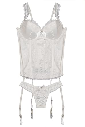 Kendindza Collection BH Set Dessous Set mit Tanga und Korsage