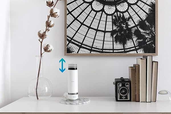 Bosch Smart Home Cmara de seguridad WiFi con giro de 360 para espacios interiores control mediante aplicacin o telfono compatible con Alexa