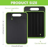 Kssvzz 4 in 1 Defrosting Board & Chopping Tray with Grater & Sharpener view 2