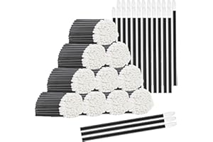 Chanaco 700Pcs Lip Wands Applicators Disposable Black Lip Brushes for Lipstick Lip Gloss Testers Wands Lint Applicator Makeup Beauty Tools for Women
