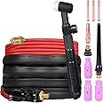 ARCCAPTAIN TIG Welding Gun, WP-17V Argon TIG Torch with 13FT Red Air Hose and 10-25mm Connector, Lift Tig Torch 150amp with 13FT Cable for ARCCAPTAIN ARC160, MIG130, MIG160, ARC165 Pro and MIG145 Pro