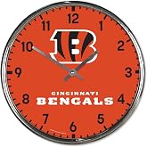 WinCraft Cincinnati Bengals Chrome Wall Clock