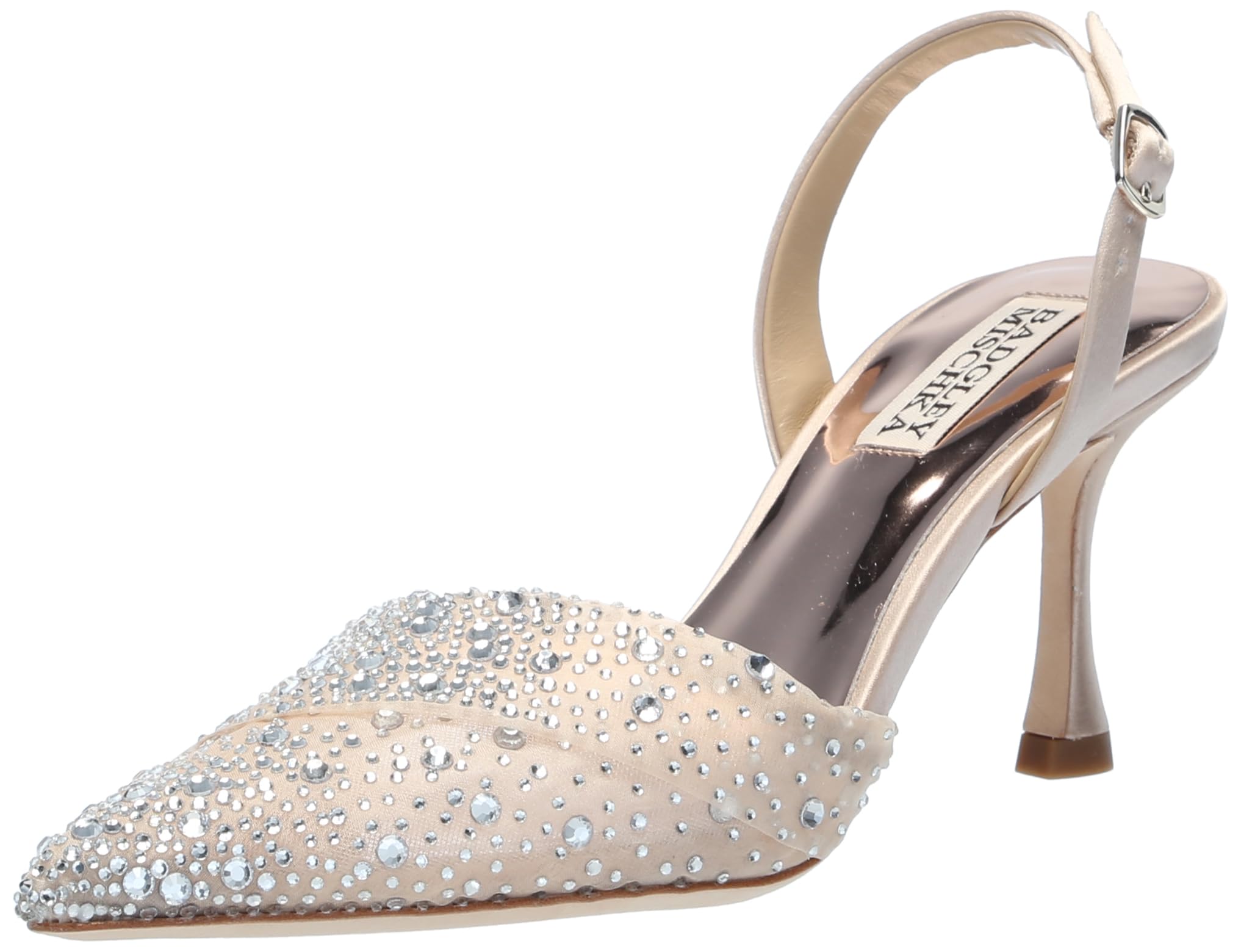 Photo 1 of Badgley Mischka's Brenna Pump, Nude, 8