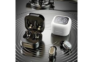 MIANHT Earbuds Wireless Bluetooth, Bluetooth Earbuds, Wireless Earbuds Bluetooth in Ear Light-Weight Headphones Built-in Microphone Immersive Premium Sound with Charging Case(Black)