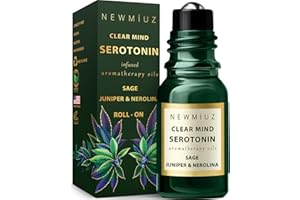 Stress Relief Roll On Essential Oil - Sage & Juniper Berry - Spiritual Energy Clearing Protection Shielding Destress - Smokel