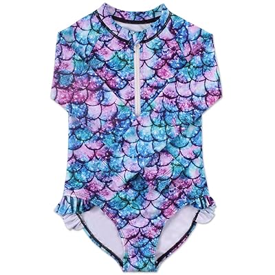 Buy Toki Jjang Baby Girls Swimsuit Toddler Long Sleeve One Piece Swimwear With Zip Online In Turkey B08shswj2m